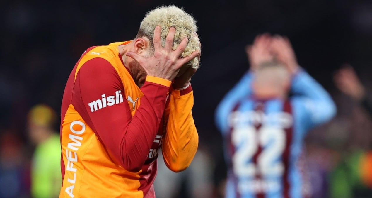 Trabzonspor'a kaybeden Galatasaray bu sezon bir ilki yaşadı