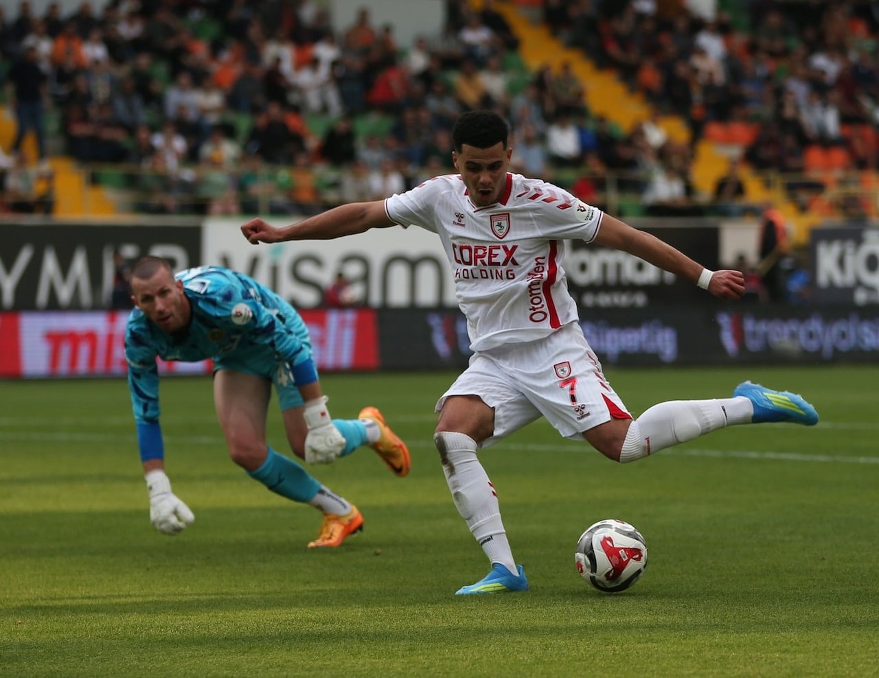 5 gollü maçta kazanan Samsunspor