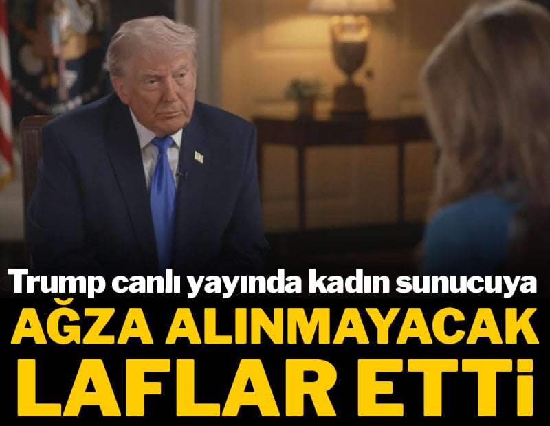 Trump canlı yayında ağza alınmayacak laflar etti