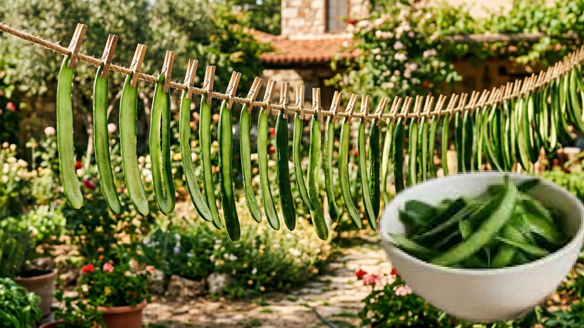 Salatalık kabuklarını saat 16:00 ile 18:30 arası bahçeye asın