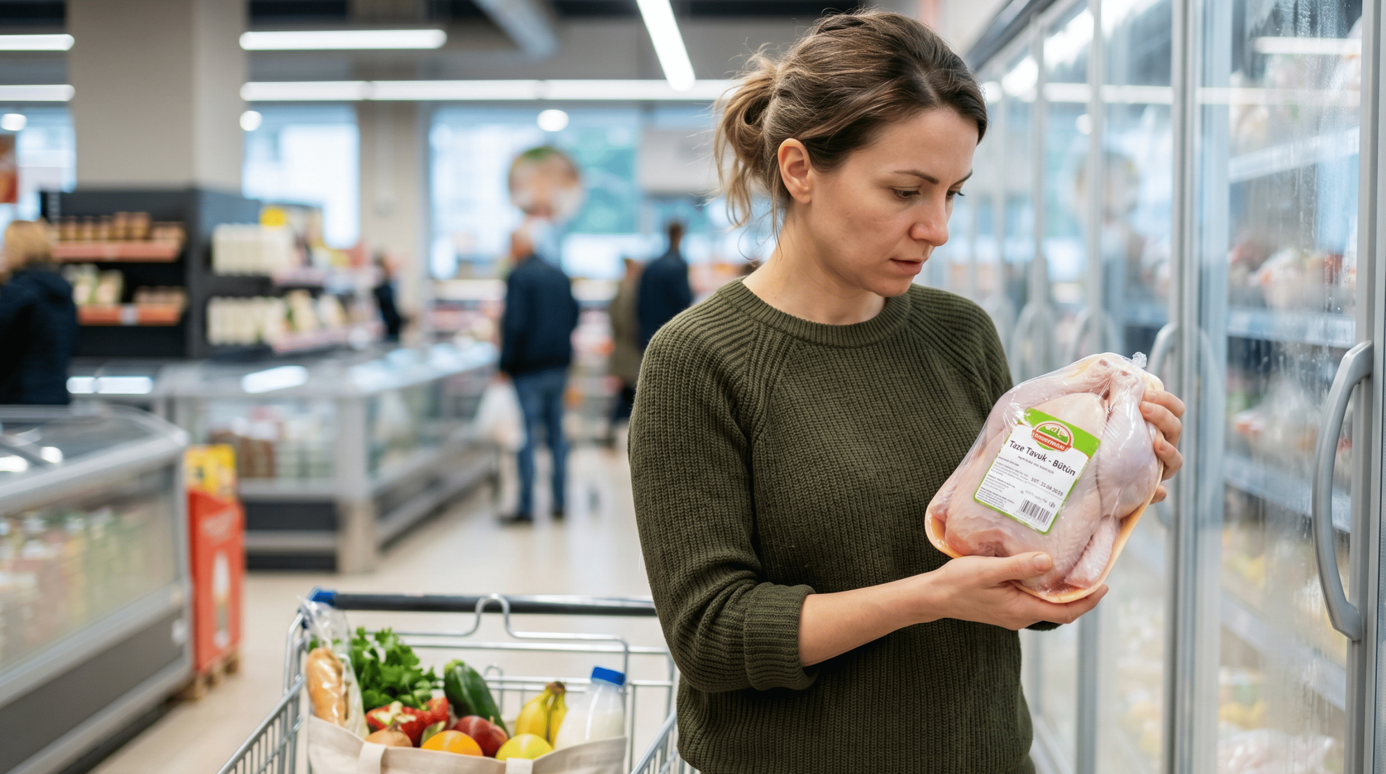 Marketten tavuk alan herkes için çağrı yapıldı