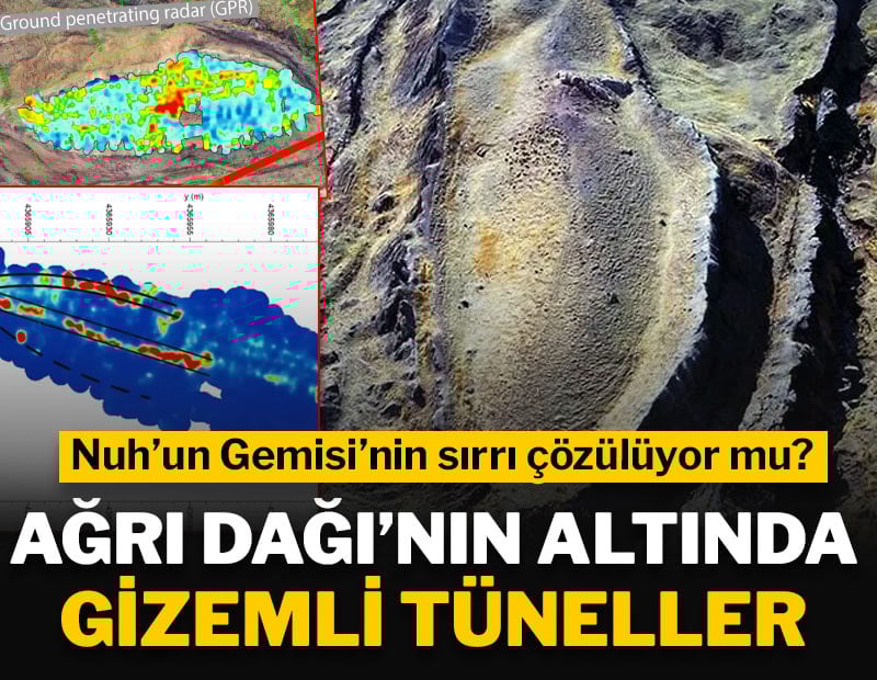 Ağrı Dağı'nın altında gizemli tüneller