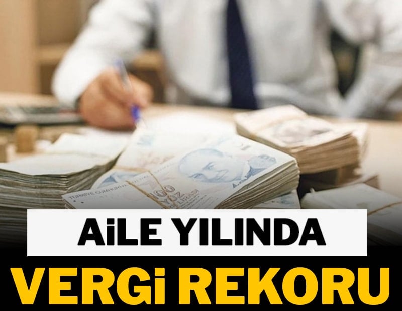 Aile yılında vergi rekoru