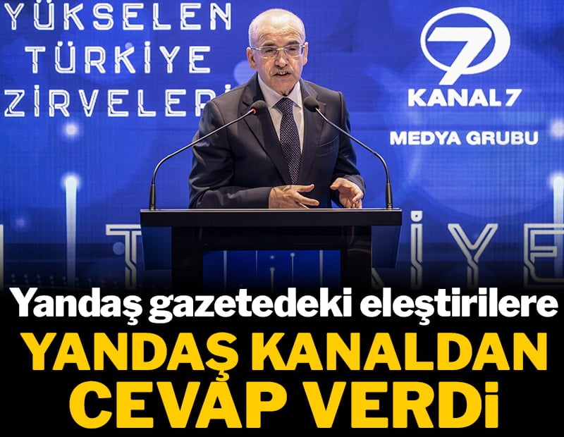 Mehmet Şimşek yandaş gazetedeki eleştirilere yandaş kanaldan cevap verdi