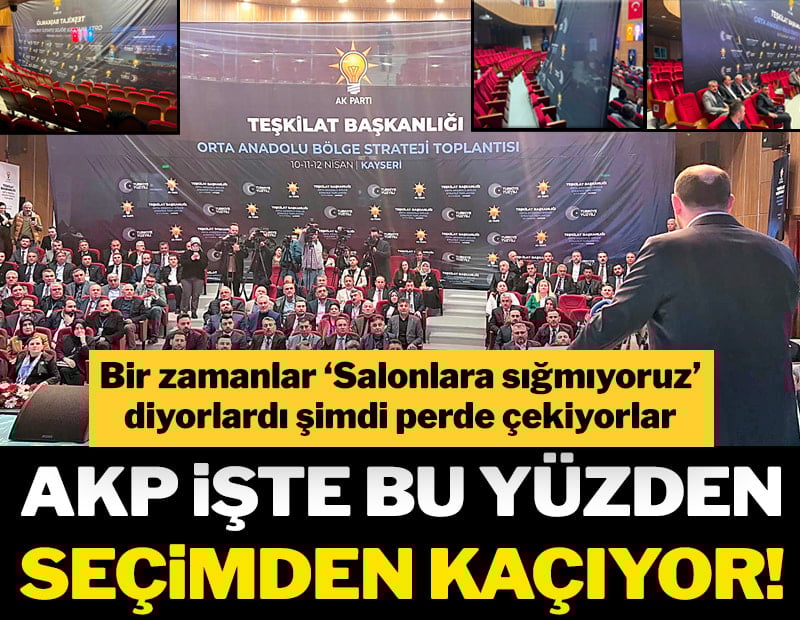 AKP işte bu yüzden seçimden kaçıyor!