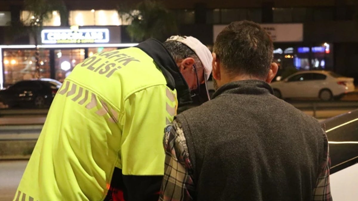 5 kez alkollü yakalanan sürücüye 350 bin TL ceza!