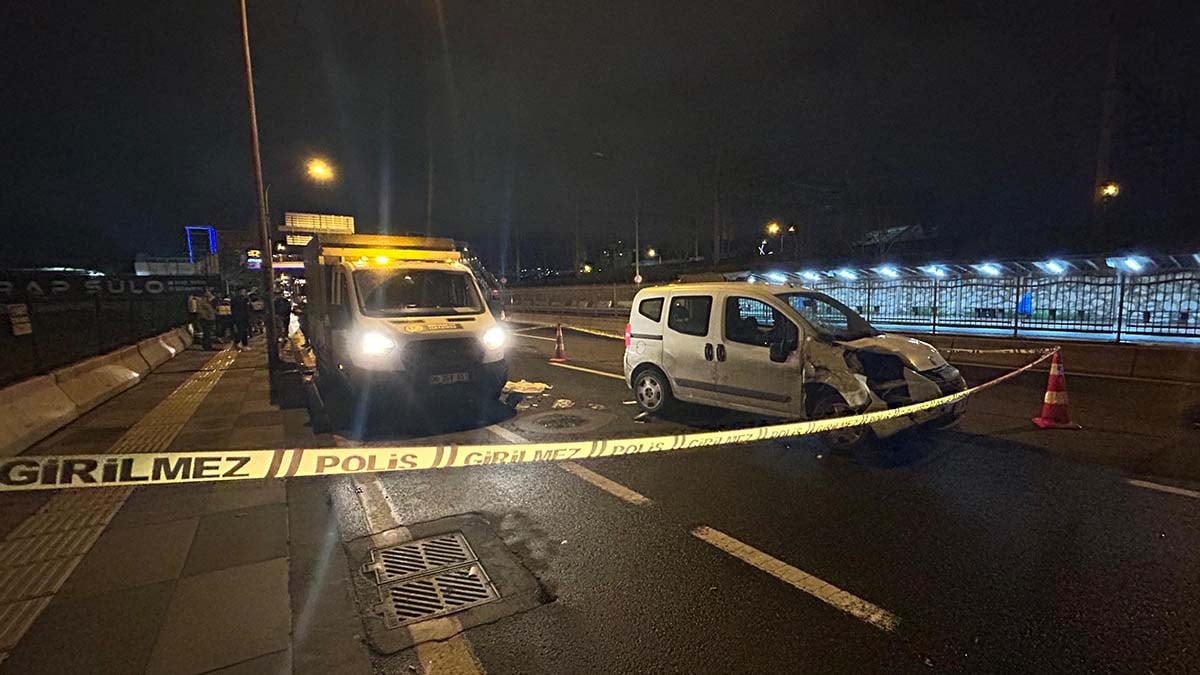 Ankara’da hafif ticari araç ile motosiklet çarpıştı: 1 yaralı