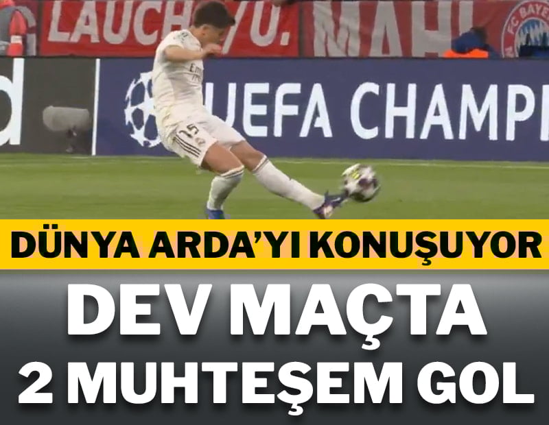 Arda Güler yine öyle bir gol attı ki! Henüz 36. saniyede...