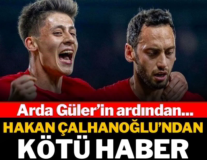 Hakan Çalhanoğlu'ndan kötü haber! 'Sezonu kapattı'