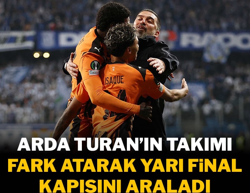 Arda Turan'ın Shakhtar'ı yarı final kapısını araladı