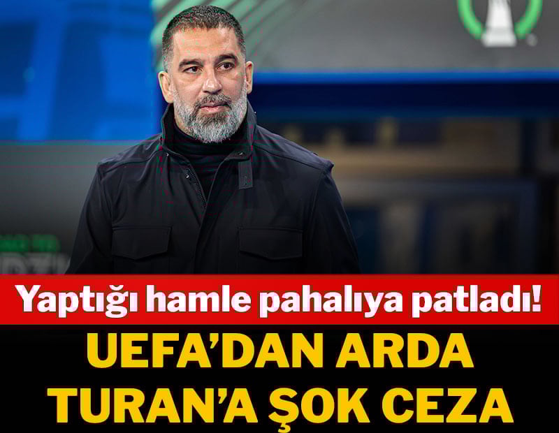 UEFA'dan Arda Turan'a şok ceza