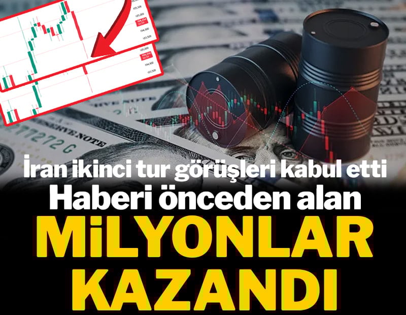 İran 2. tur görüşmeleri kabul etti, haberi önceden alanlar milyonlar kazandı
