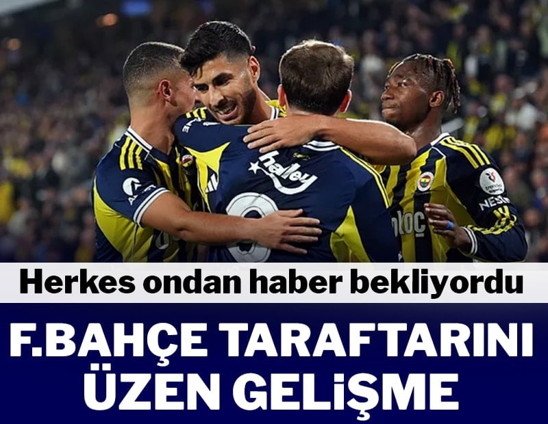 Fenerbahçe'de derbi öncesi Asensio belirsizliği
