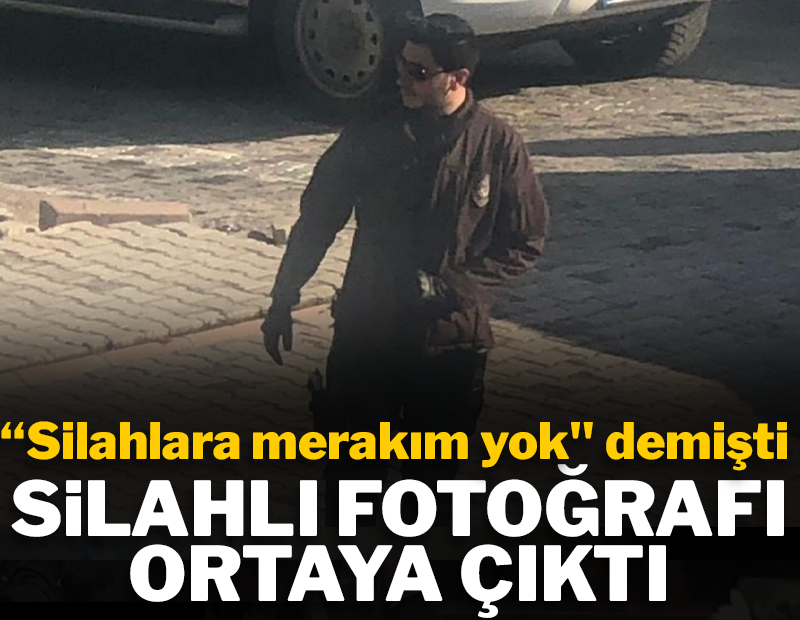 'Silahlara merakım yok'  demişti: Mustafa Türkay Sonel'in silahlı fotoğrafı ortaya çıktı