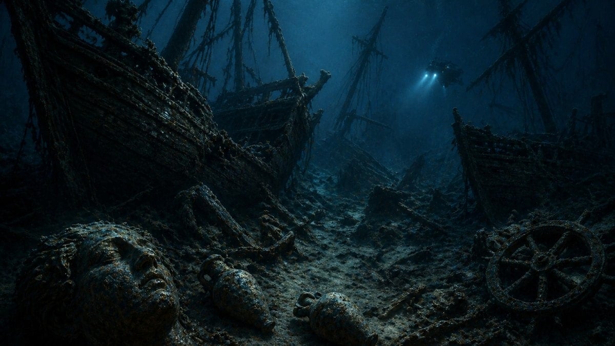 Suyun altında adeta zaman donmuş: Denizlerin kara kutusu keşfedildi