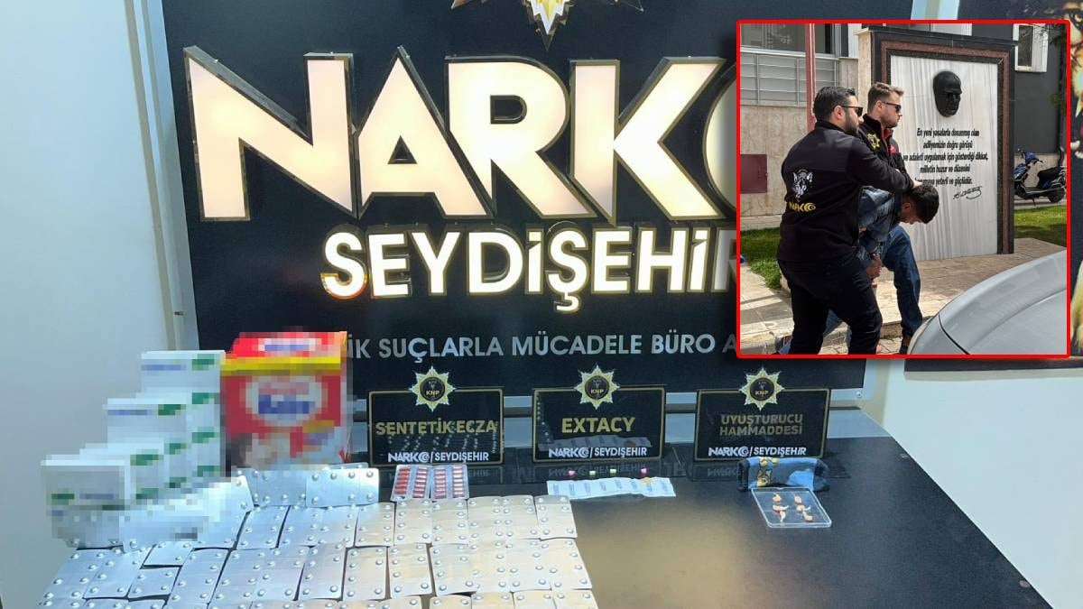 Bebek bisküvisi kutusunda yüzlerce uyuşturucu hap gizlemişler