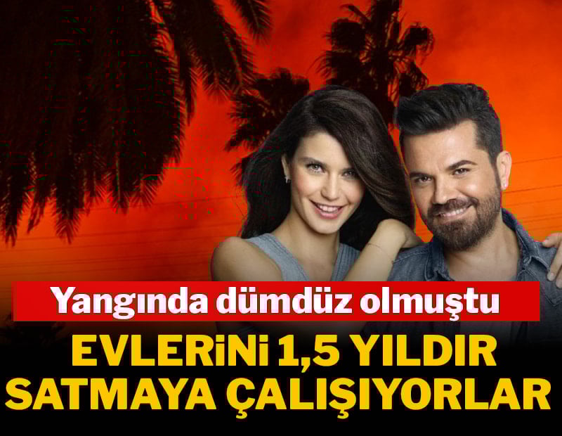 Yangında kül olan evlerini 1,5 yıldır satmaya çalışıyor