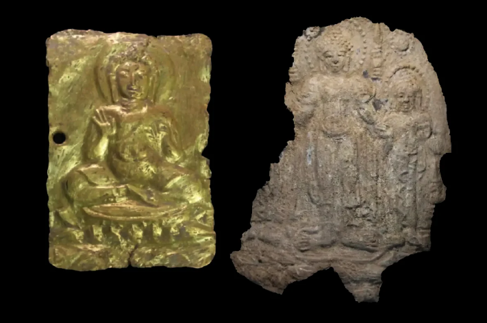 Drenaj kanalı kazarken 1300 yıllık hazineyi gün yüzüne çıkardılar