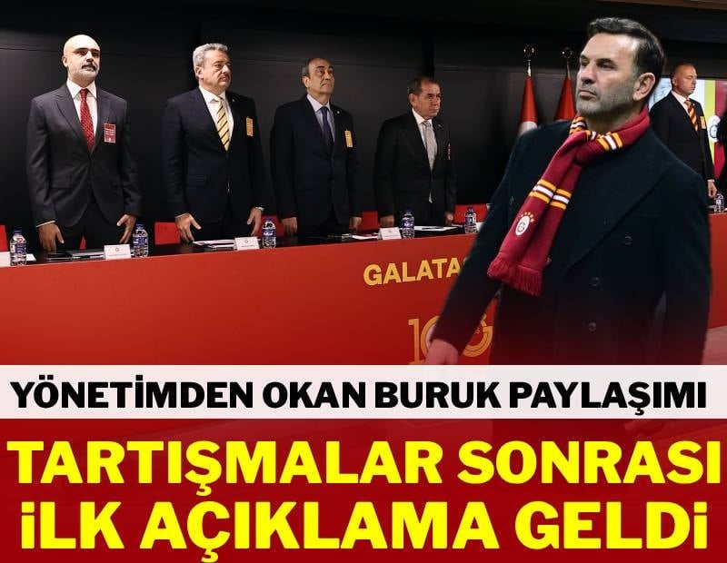 Galatasaray’dan Okan Buruk açıklaması