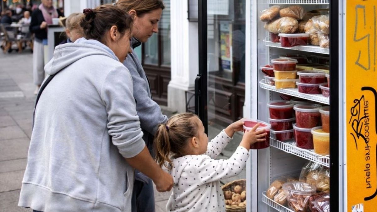 Herkes istediğini ücretsiz alabilecek: Sokaklara binlerce buzdolabı yerleştirildi