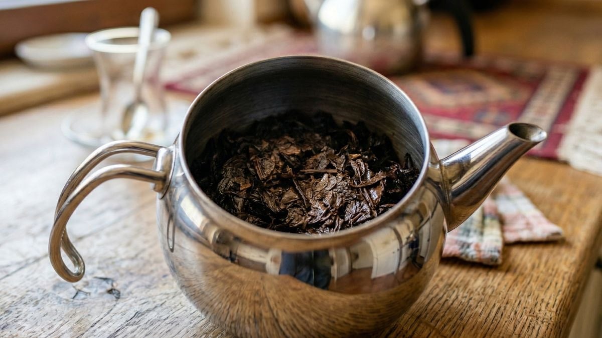 Demlikte kalan çayı çöpe atanlar pişman olacak