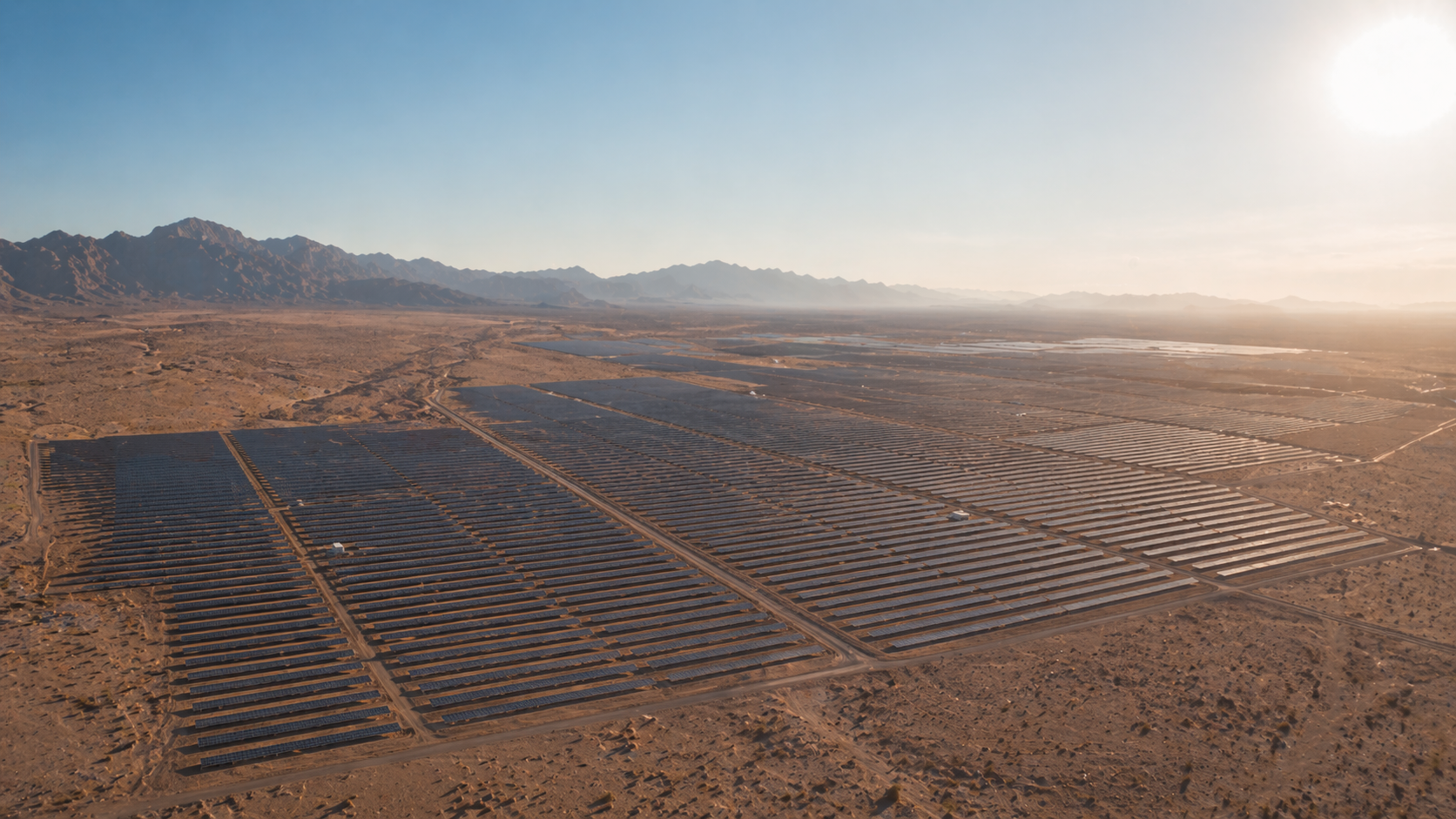Çölün ortasına sıra sıra dizdiler: Mucizevi bir değişim yaşadı