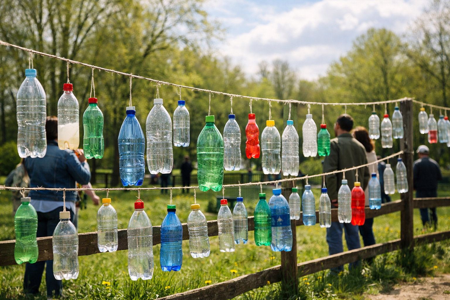 Nisan ayında pet şişeleri çitlere asın çağrısı yapıldı