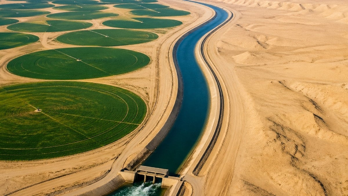 Çölü tarım üssüne çevirecekler: Her gün milyonlarca metreküp su çekilecek