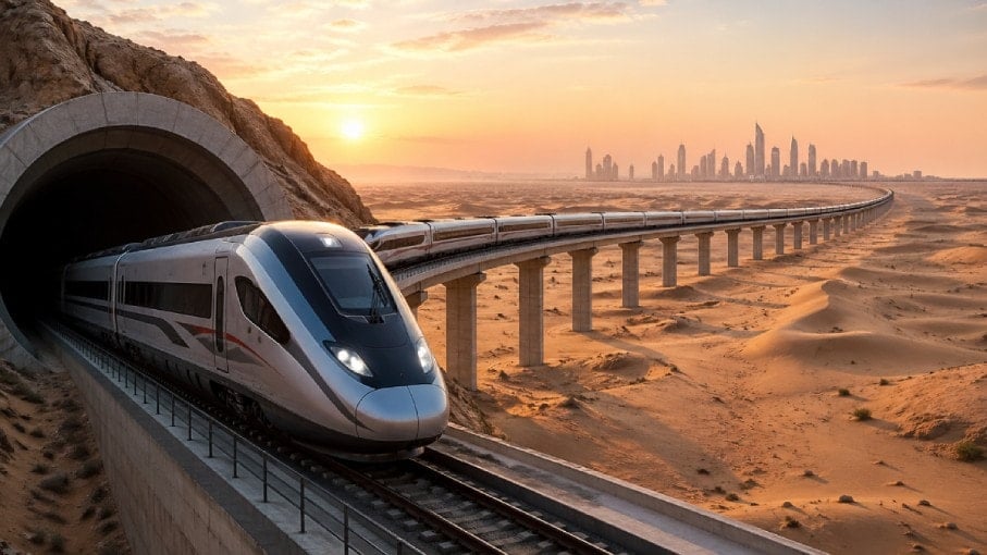 Çölü delip 7 şehri birbirine bağlayacaklar: 1.200 kilometrelik hat için son aşamaya gelindi