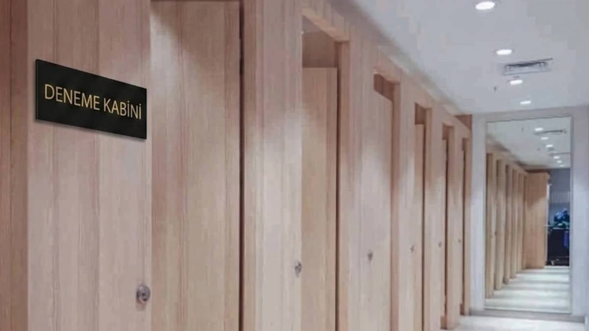Deneme kabinine girmek bile 5 bin lira