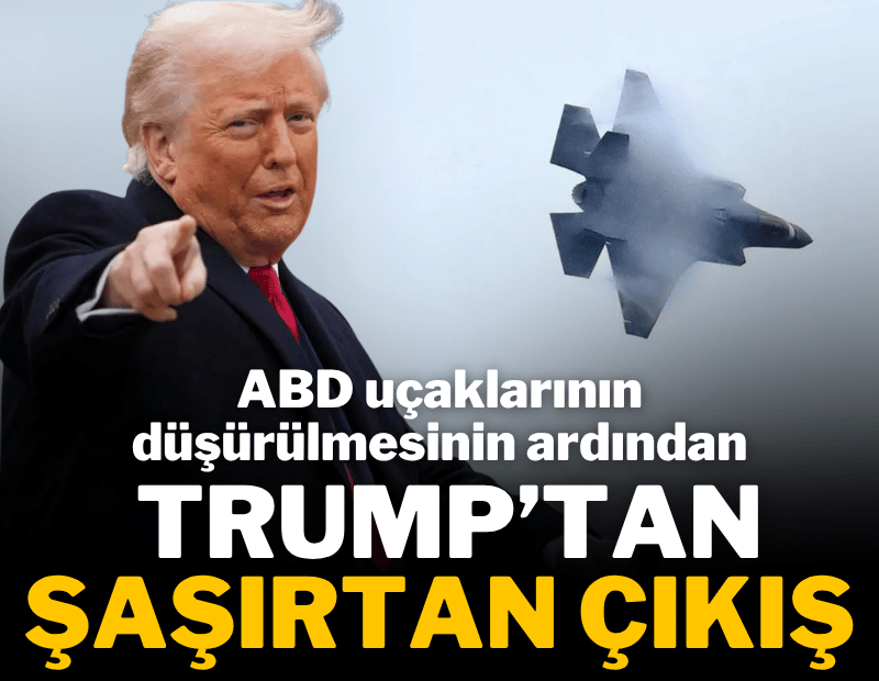 Trump uçakların düşürülmesinin ardından ilk kez konuştu: Savaş bu, müzakereleri etkilemez