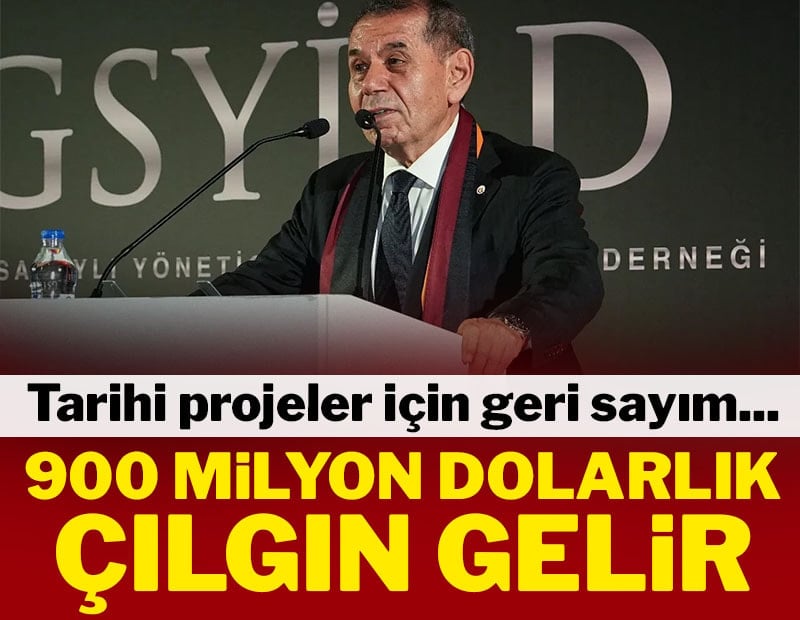 Galatasaray bu projelerden 900 milyon dolar gelir bekliyor