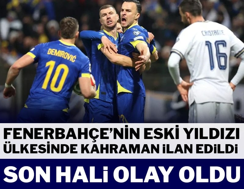 40 yaşındaki Dzeko ülkesinde kahraman ilan edildi! Görüntüsü olay oldu