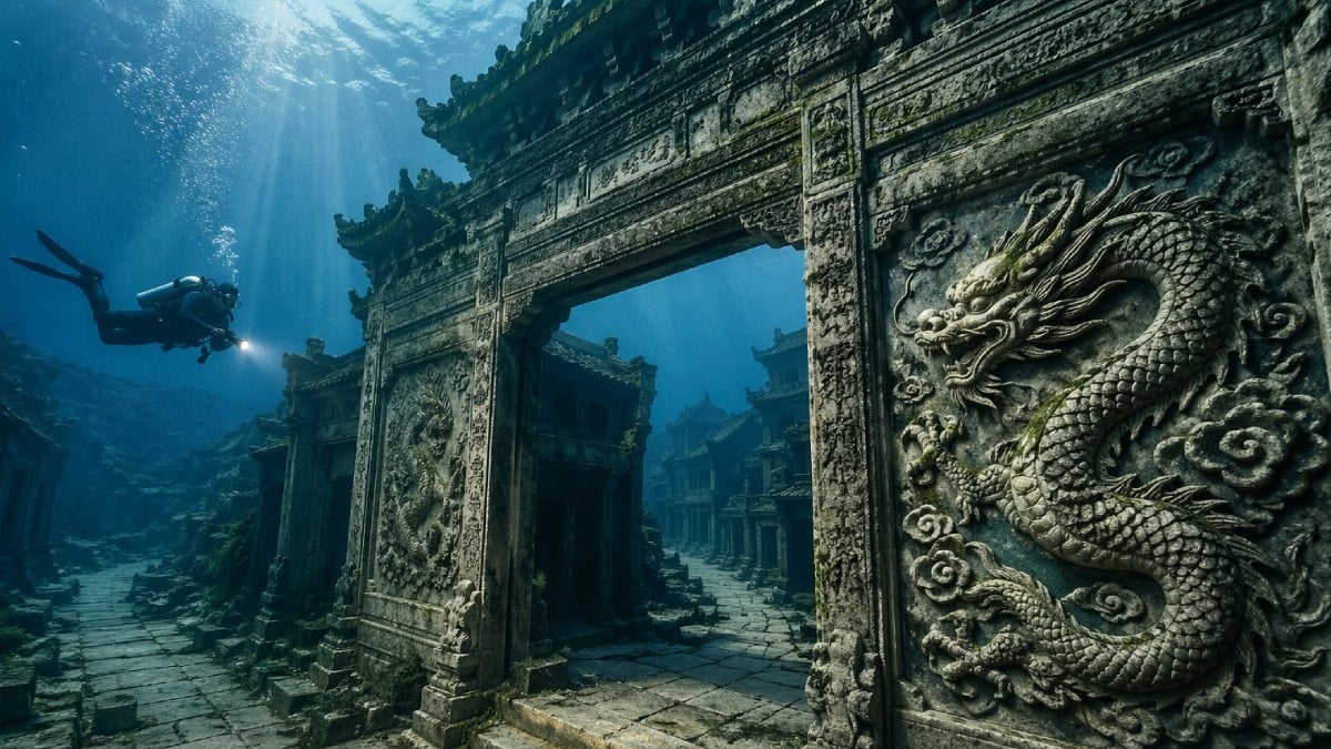 Gölün altında saklanan şehir: Ejderha izleri yüzyıllardır silinmemiş