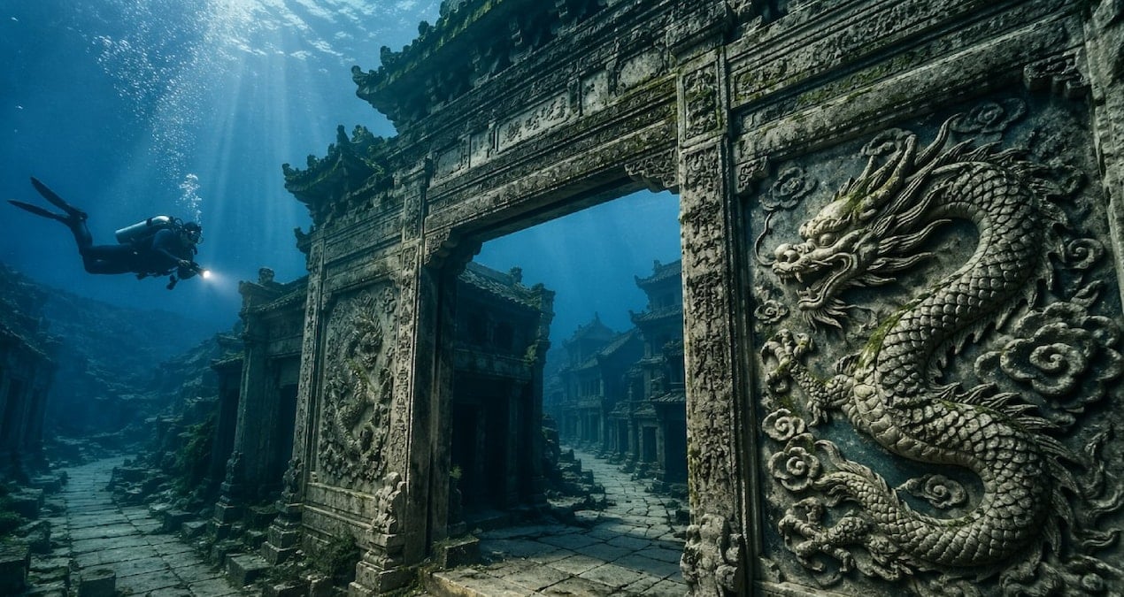 Gölün altında saklanan şehir: Ejderha izleri yüzyıllardır silinmemiş