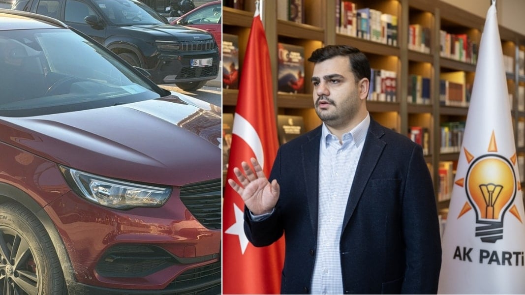 AKP'li isim bile camına parti logolu kart bırakanlara tepki gösterdi