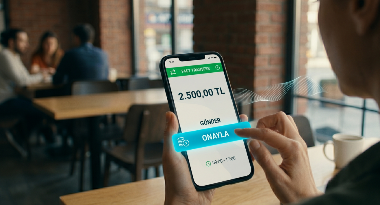 Verilen saat aralığında IBAN'dan para göndermeyin