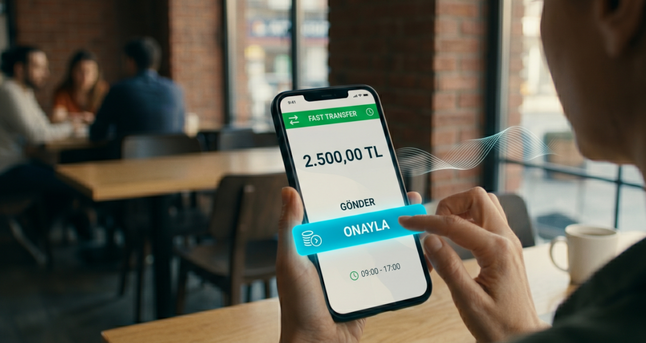 Verilen saat aralığında IBAN'dan para göndermeyin