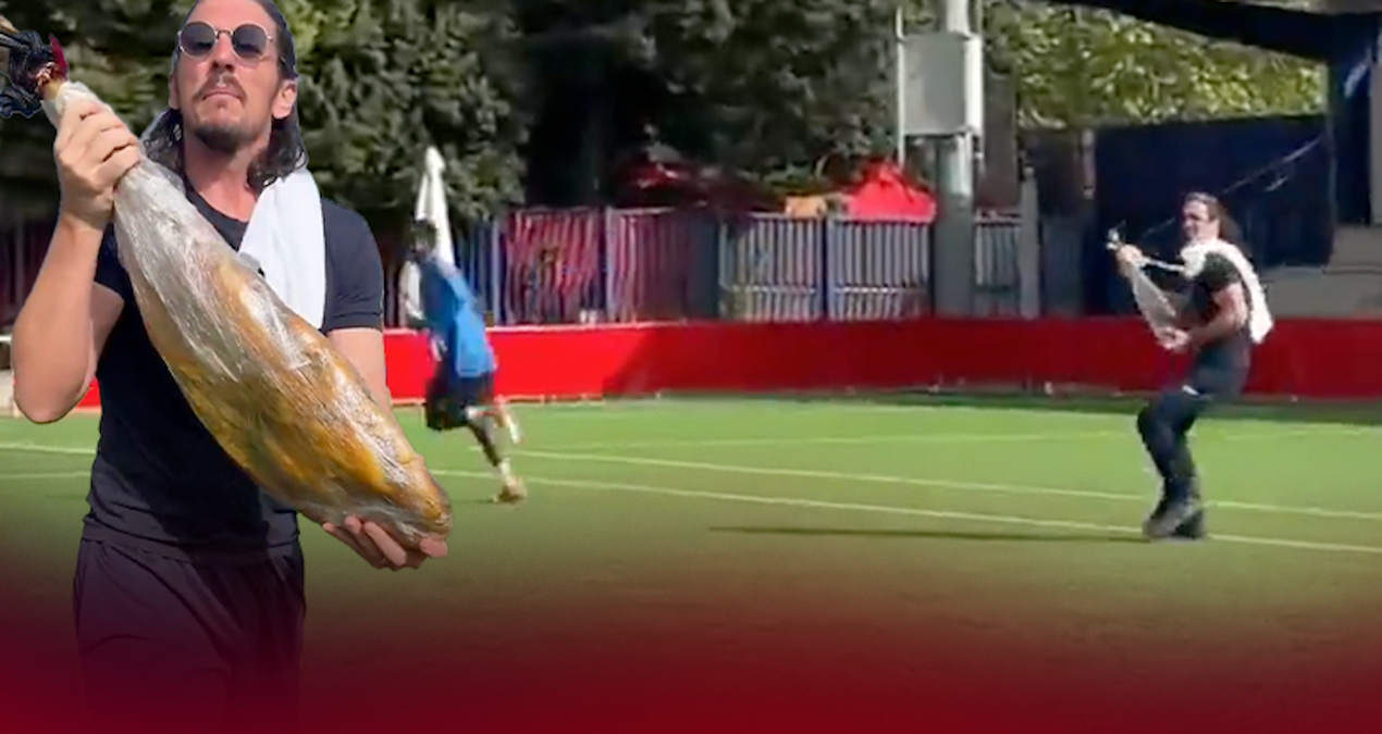 İspanya'da skandal provokasyon! Başkan domuzla futbolcuları kovaladı