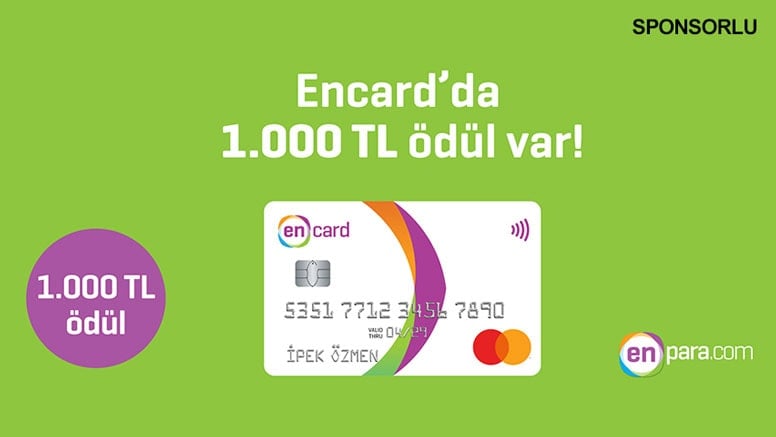 Enpara'dan 1.000TL Ödüllü Kart