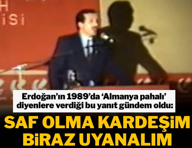 Erdoğan’ın 37 yıl önce yaptığı konuşma gündeme düştü: Saf olma kardeşim, uyan