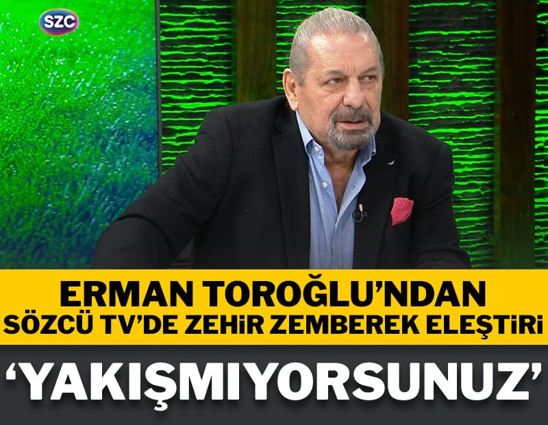 Erman Toroğlu Galatasaray-Kocaelispor maçını SÖZCÜ TV'de yorumluyor