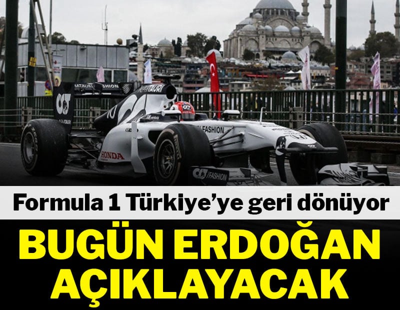 Milyonlarca yarışsever bunu bekliyordu! Formula 1 Türkiye'ye geri dönüyor!