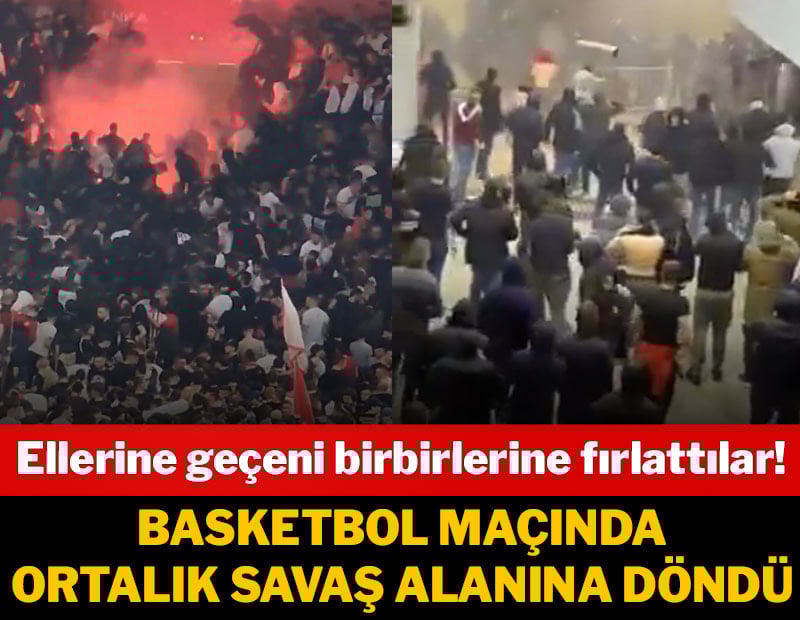 EuroLeague maçında tribünler karıştı! Derbi savaş alanına döndü