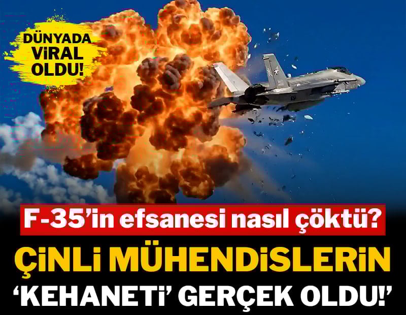 F-35'in efsanesi nasıl çöktü? Çinli mühendislerin 'kehaneti' gerçek oldu!