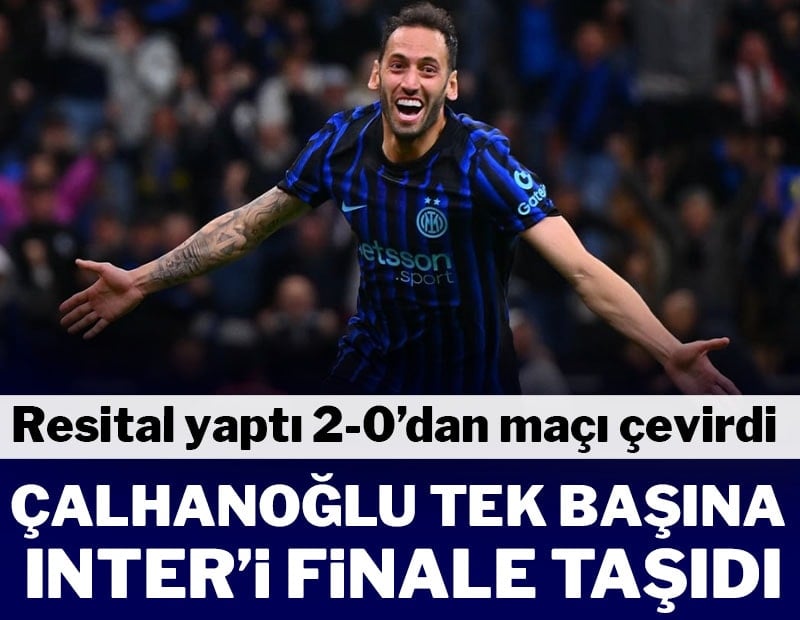Hakan Çalhanoğlu resital yaptı! Tek başına maçı kazandı