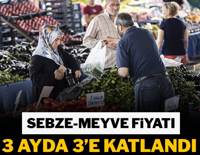 3 ayda sebzeye zam %200'ü aştı
