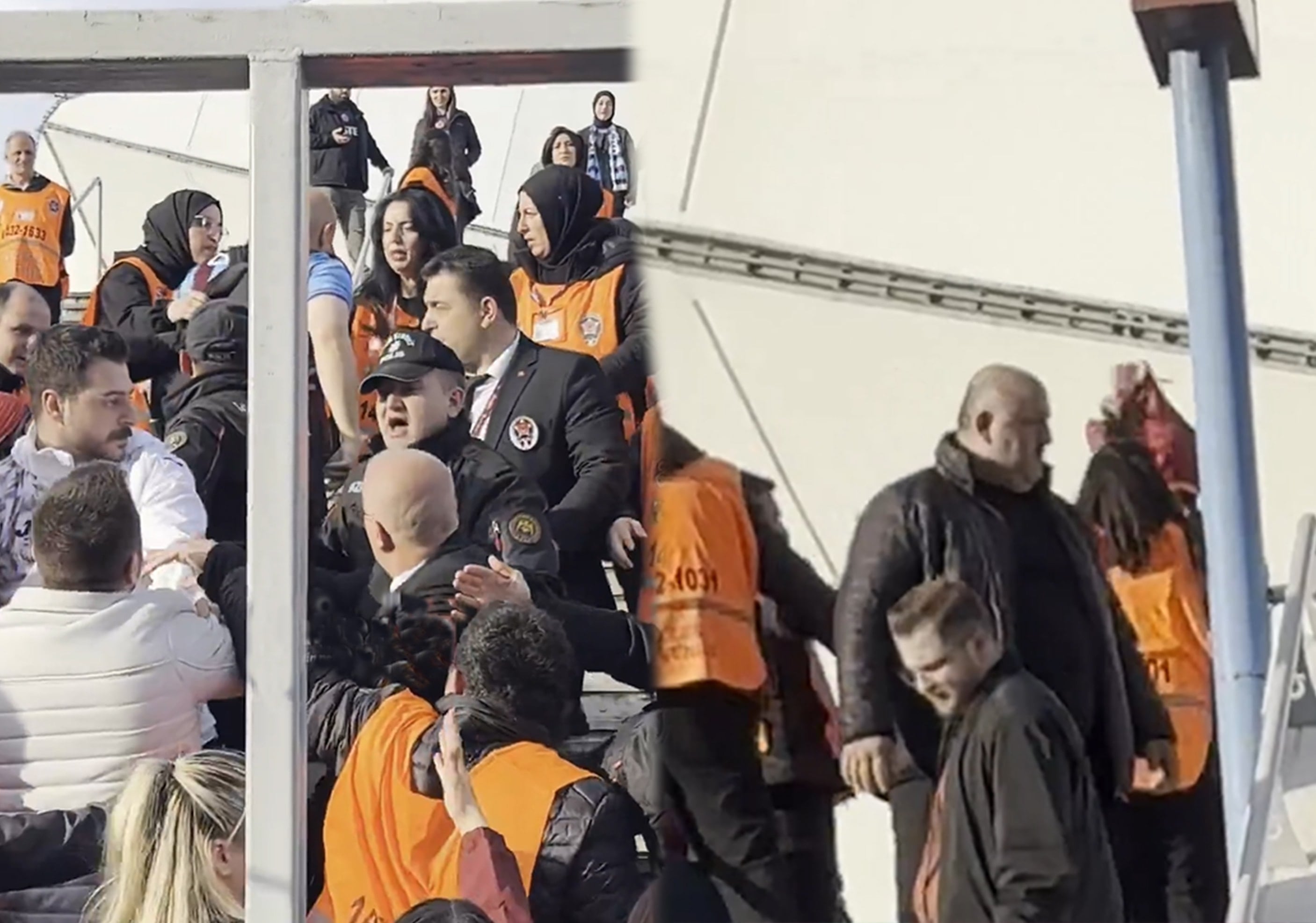 Derbi öncesi tansiyon yükseldi! Kadın taraftarın formasını çıkardılar