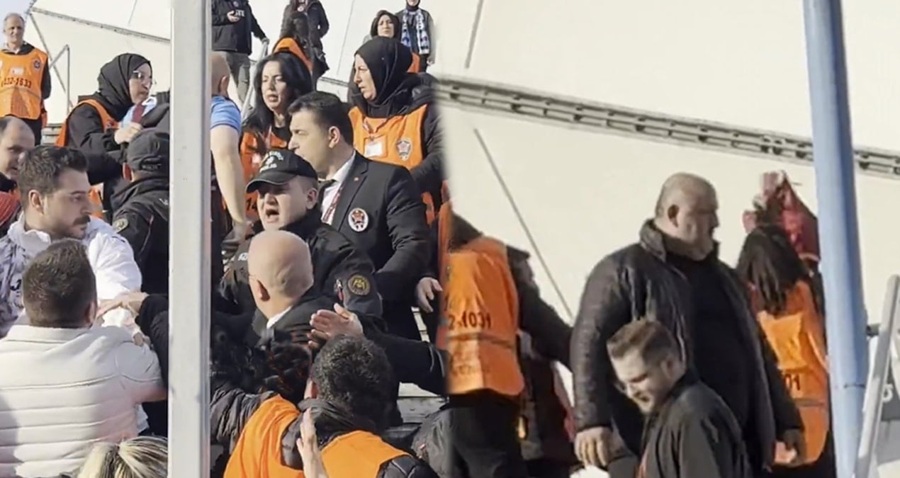 Derbi öncesi tansiyon yükseldi! Kadın taraftarın formasını çıkardılar