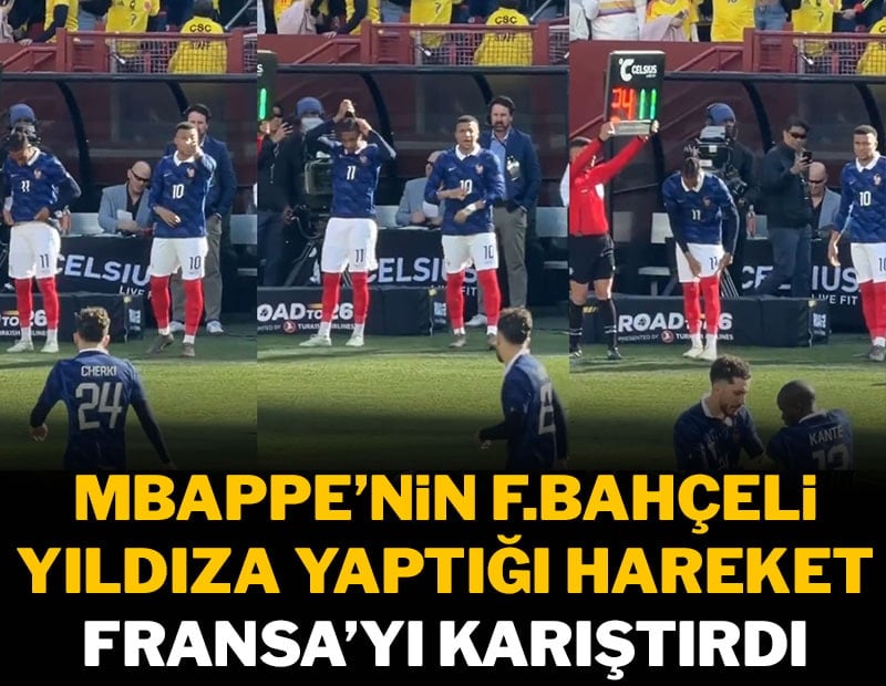 Mbappe'nin Fenerbahçeli yıldıza yaptığı hareket Fransa'yı karıştırdı!